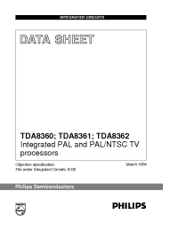 Datasheet TDA8360/N4 manufacturer Philips