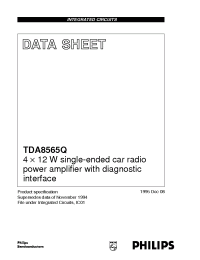 Datasheet TDA8565Q/N1 manufacturer Philips
