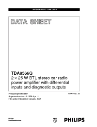 Datasheet TDA8566Q manufacturer Philips