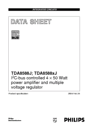 Datasheet TDA8588J manufacturer Philips