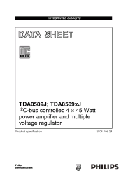 Datasheet TDA8589AJ manufacturer Philips