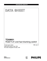 Datasheet TDA8601 manufacturer Philips
