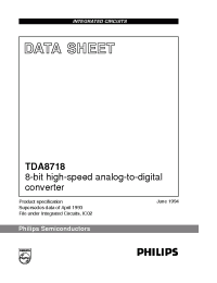 Datasheet TDA8718 manufacturer Philips