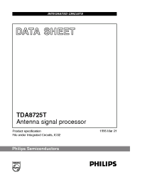 Datasheet TDA8725T manufacturer Philips