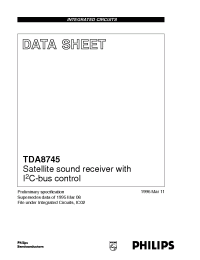 Datasheet TDA8745 manufacturer Philips