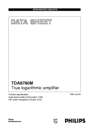 Datasheet TDA8780M manufacturer Philips