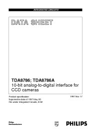 Datasheet TDA8786 manufacturer Philips