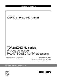 Datasheet TDA8840H производства Philips