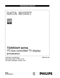 Datasheet TDA9330 manufacturer Philips