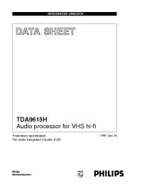 Datasheet TDA9615H manufacturer Philips