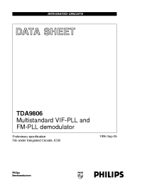 Datasheet TDA9806 manufacturer Philips