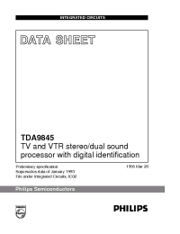 Datasheet TDA9845 manufacturer Philips