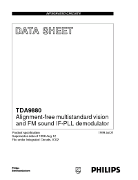Datasheet TDA9880T manufacturer Philips