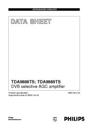 Datasheet TDA9888 manufacturer Philips