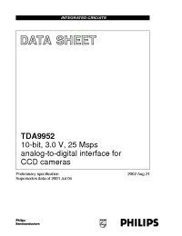 Datasheet TDA9952HL manufacturer Philips