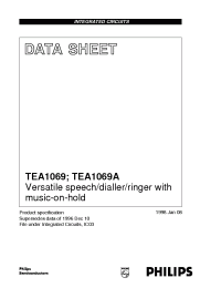Datasheet TEA1069H manufacturer Philips