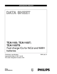 Datasheet TEA1103T/N2 manufacturer Philips
