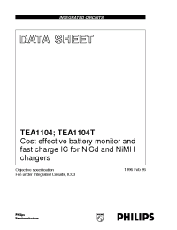 Datasheet TEA1104 manufacturer Philips
