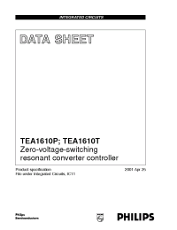 Datasheet TEA1610 manufacturer Philips