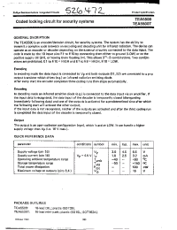 Datasheet TEA5500 manufacturer Philips