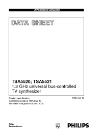 Datasheet TSA5520M/C3 manufacturer Philips
