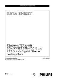 Datasheet TZA3044T/C2 manufacturer Philips
