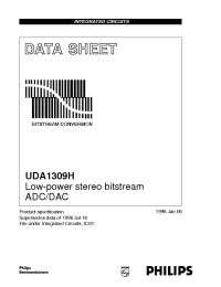 Datasheet UDA1309H manufacturer Philips