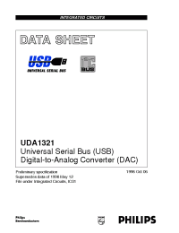 Datasheet UDA1321PS/N101 manufacturer Philips