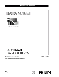 Datasheet UDA1350AH manufacturer Philips