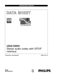 Datasheet UDA1355H manufacturer Philips