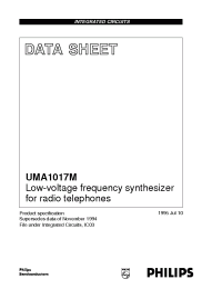 Datasheet UMA1017M manufacturer Philips