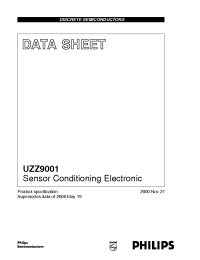 Datasheet UZZ9001 manufacturer Philips