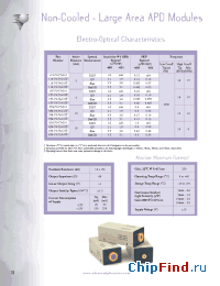 Datasheet 118-70-73-61X manufacturer Advanced Photonix