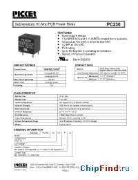 Datasheet PC2361A-12FG manufacturer Picker