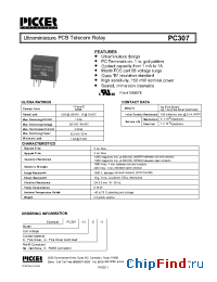 Datasheet PC307-12G manufacturer Picker