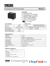 Datasheet PC312-12H manufacturer Picker
