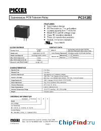 Datasheet PC312B-12 manufacturer Picker