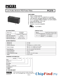 Datasheet PC3781A-12ST manufacturer Picker