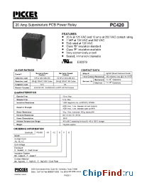 Datasheet PC4201A-12CFT manufacturer Picker