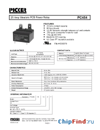 Datasheet PC4541A-12P manufacturer Picker