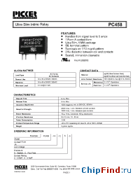 Datasheet PC458 manufacturer Picker