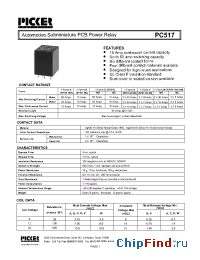 Datasheet PC5171B-12CC manufacturer Picker