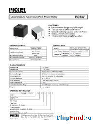 Datasheet PC5371A-12CCS manufacturer Picker