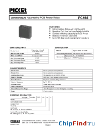 Datasheet PC5651A-12F manufacturer Picker