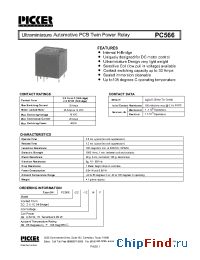Datasheet PC5662C-12H manufacturer Picker