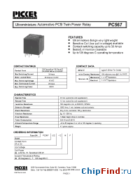 Datasheet PC5672C-12H manufacturer Picker