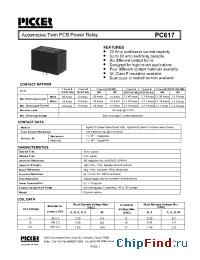 Datasheet PC617 manufacturer Picker