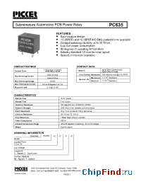 Datasheet PC635 manufacturer Picker