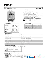 Datasheet PC7371XC3M120A manufacturer Picker