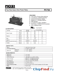 Datasheet PC738EADCP manufacturer Picker